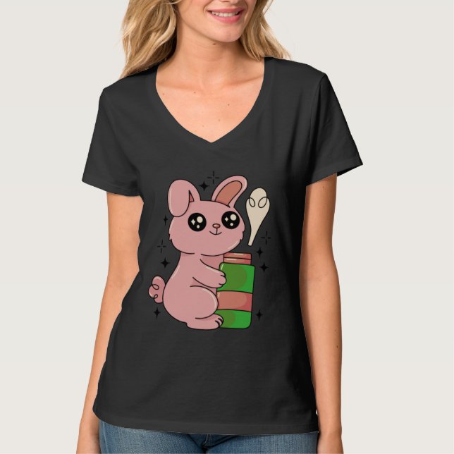 bunny rabbit easter bottle T-Shirt (Vorderseite)