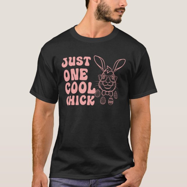 Bunny Rabbit Eggs Hunting Happy Easter Just one Co T-Shirt (Vorderseite)