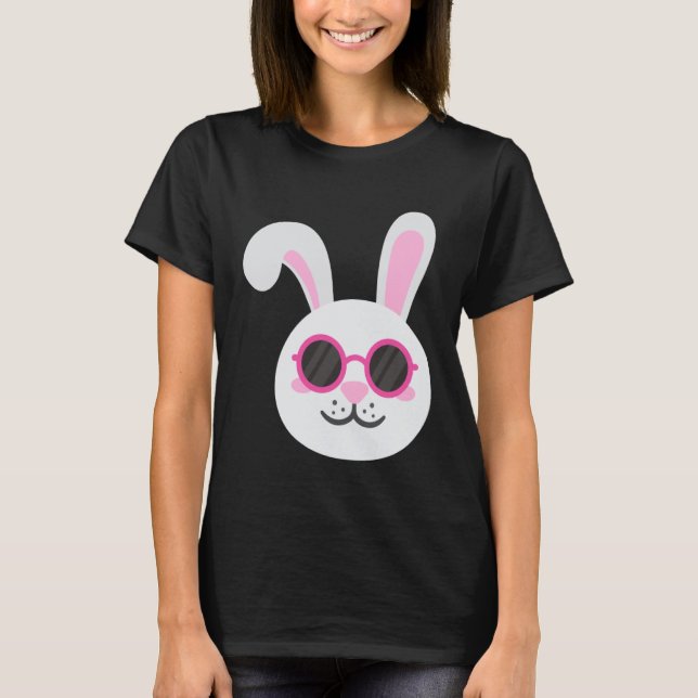 BUNNY RABBIT FACE Sunglasses Boys Girls Kids Easte T-Shirt (Vorderseite)