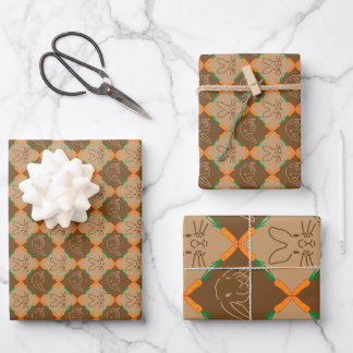 Bunny Rabbit Geschenkpapier Set
