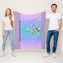 Bunny Rabbit gift - personalisierte Decke