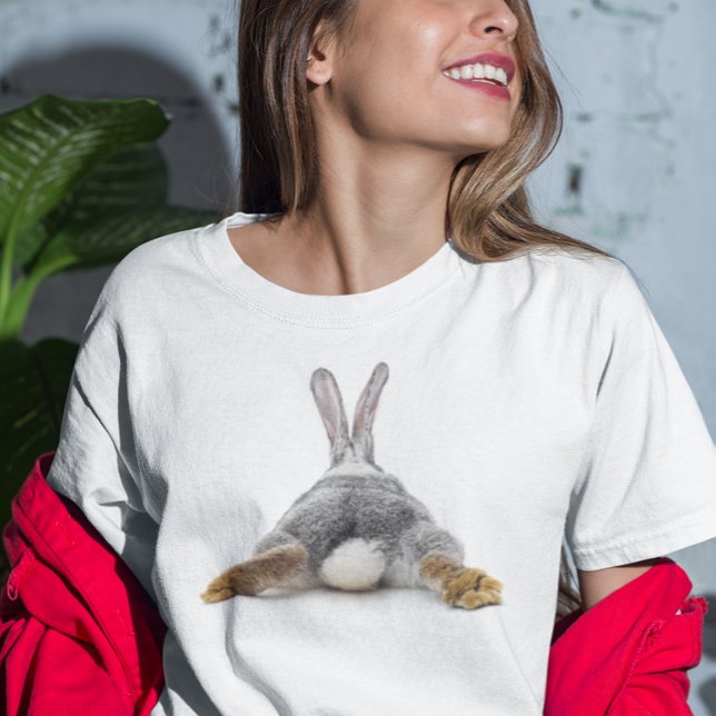 Bunny Rabbit Hintern Schwanz Niedlich T-Shirt (Von Creator hochgeladen)
