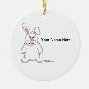 Bunny Rabbit Keramik Ornament