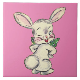 Bunny Rabbit Keramik Tile Fliese