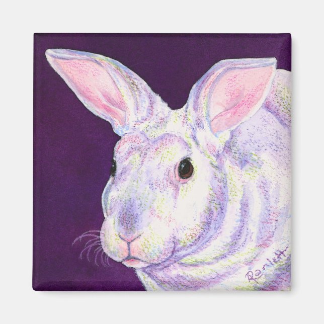 Bunny Rabbit Magnet - "Mr. Personality" (Vorne)