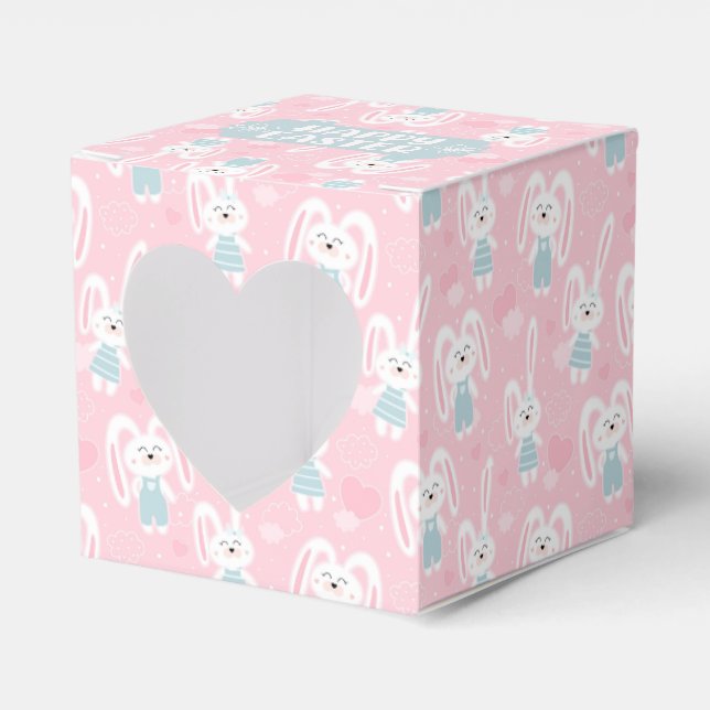 Bunny Rabbit Oster Favor Box Geschenkschachtel (Vorderseite)