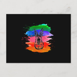 Bunny Rabbit Osterfest Niedliches Sonnenschein Ges Postkarte