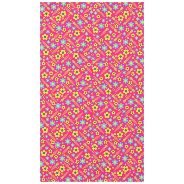 Bunny Rabbit Osterfrühlingsparty Tischdecke (Vorderseite)