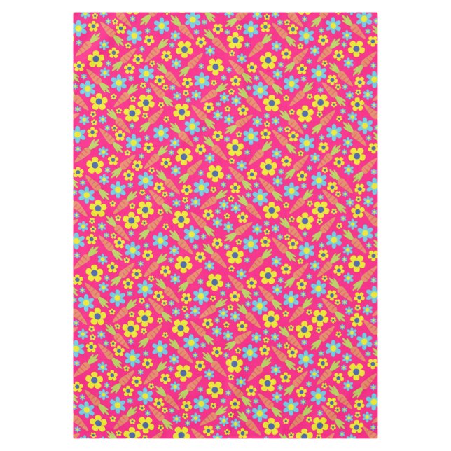 Bunny Rabbit Osterfrühlingsparty Tischdecke (Vorderseite)