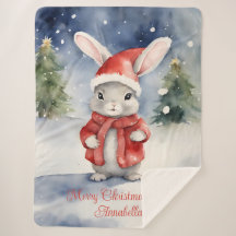 Bunny Rabbit Personalisiert Weihnachten