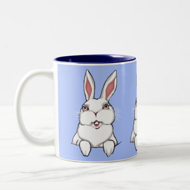Bunny Rabbit Tassen Coffee Cup Blue Bunny Cup (Links)