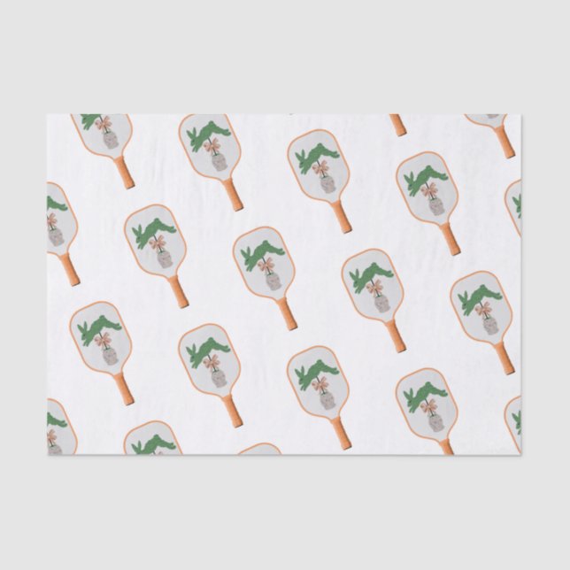 Bunny Rabbit Topiary Ginger Jar Jars Wrapping Papp Seidenpapier (Vorderseite)