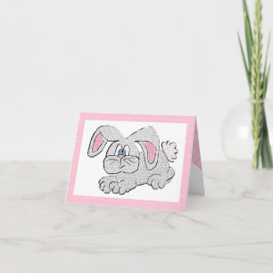 Bunny Rabbit Vielen Dank Notecards Dankeskarte