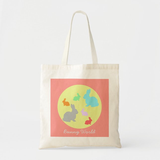 Bunny / Rabbit World Funktote Bag Tragetasche (Vorne)