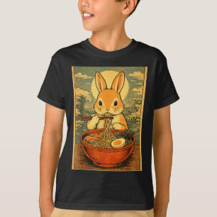 Bunny Ramen japanische Grafik-T-Shirts für Männer T-Shirt