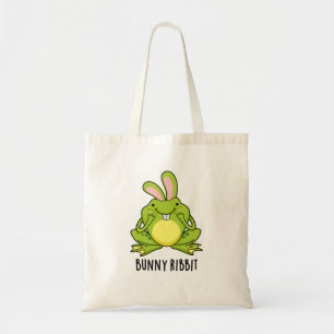 Bunny Ribbit Funny Rabbit Frosch Puff Tragetasche