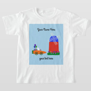Bunny Riding Carrot Car #4 T - Shirt