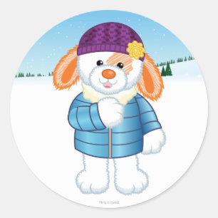 Bunny Runder Aufkleber