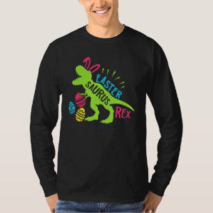 Bunny Saurus Dinosaur Hug Ostereier zu Ostern T-Shirt