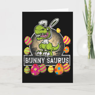 Bunny Saurus Trex Happy Eastrawr Bunny Dino Kids B Karte