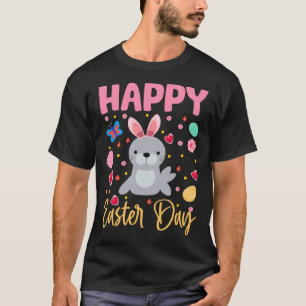 Bunny Seelöwe Bunte Eier Jagd Frohe Ostern T-Shirt