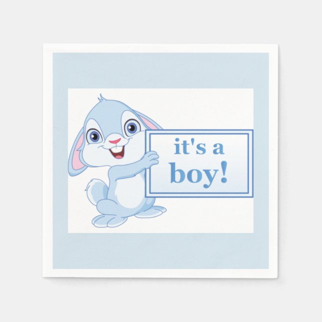 Bunny Serviette (Vorderseite)