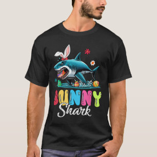 Bunny Shark Oaster Jagd Schokolade Eier Lover Ki T-Shirt
