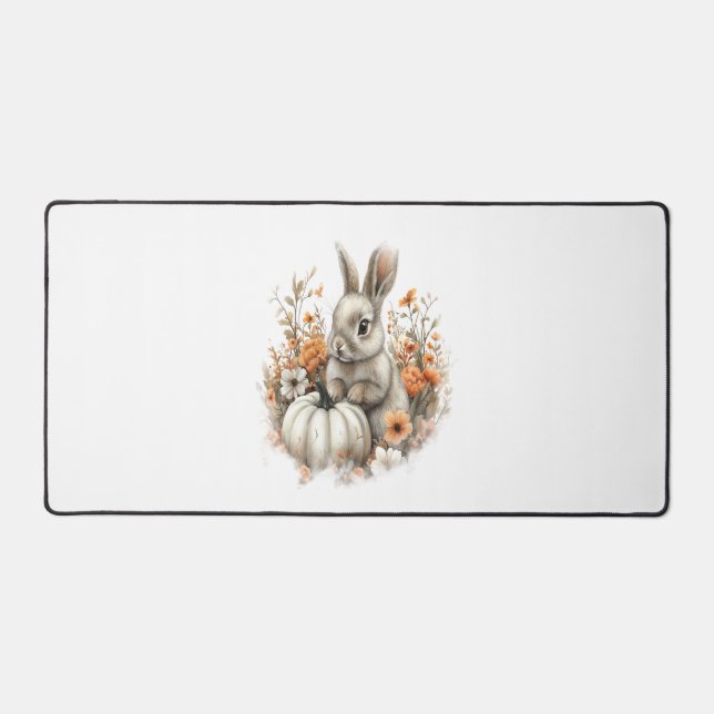 Bunny Shirt Country Pumpkin Schreibtischunterlage (Vorderseite)