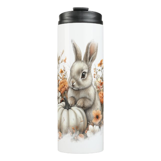 Bunny Shirt Country Pumpkin Thermosbecher (Vorderseite)