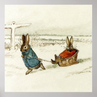 "Bunny Sleigh Ride" von Beatrix Potter
