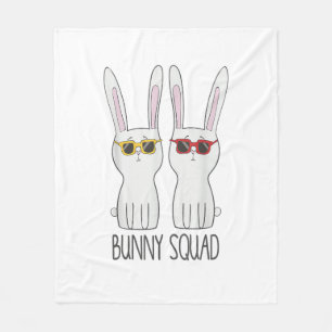 Bunny Squad Funny Niedlich Pet Rabbit Lover T Shir Fleecedecke