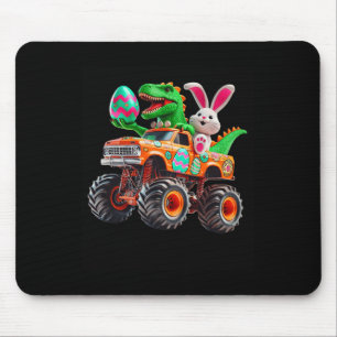 Bunny T-rex Ostermonster Truck Dino Funny Boys K Mousepad