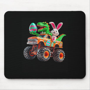 Bunny T-Rex Ostern Monster Truck Dino Lustig Junge Mousepad