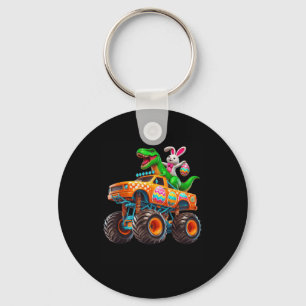 Bunny T-Rex Ostern Monster Truck Dino Lustig Junge Schlüsselanhänger