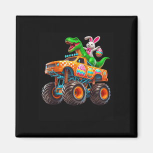 Bunny T-Rex Ostern Monstertruck Dino Lustig Jungen Magnet
