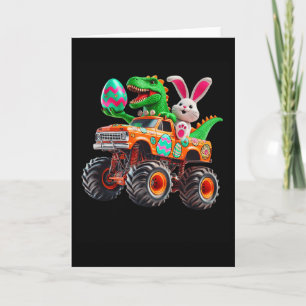 Bunny T-Rex Ostern Monstertruck Dino Lustige Jungs Karte