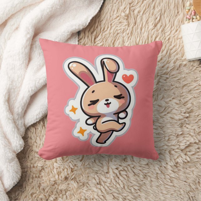 Bunny Throw Kissen (Decke)