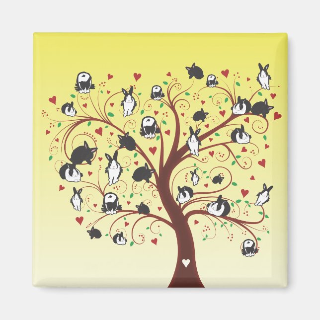 BUNNY TREE MAGNET (Vorne)