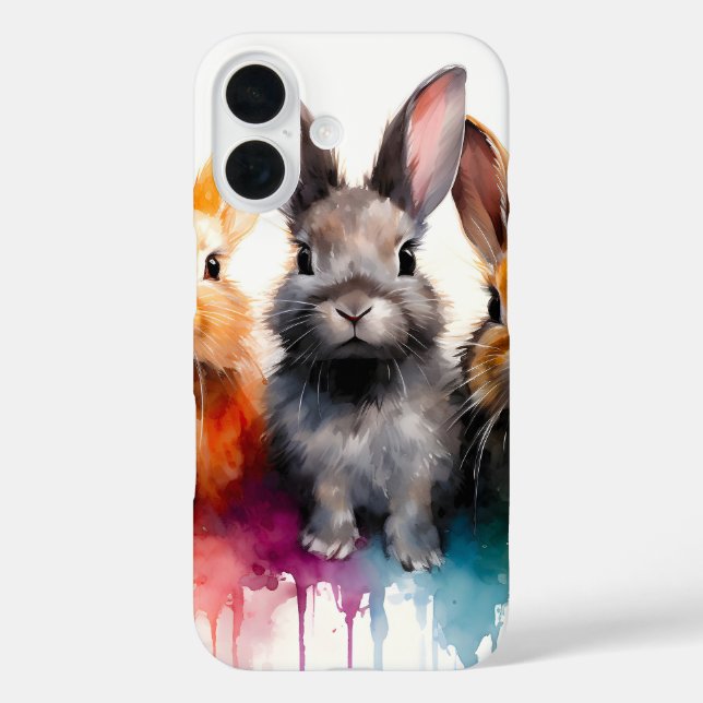 Bunny Trio Case-Mate iPhone Hülle (Rückseite)