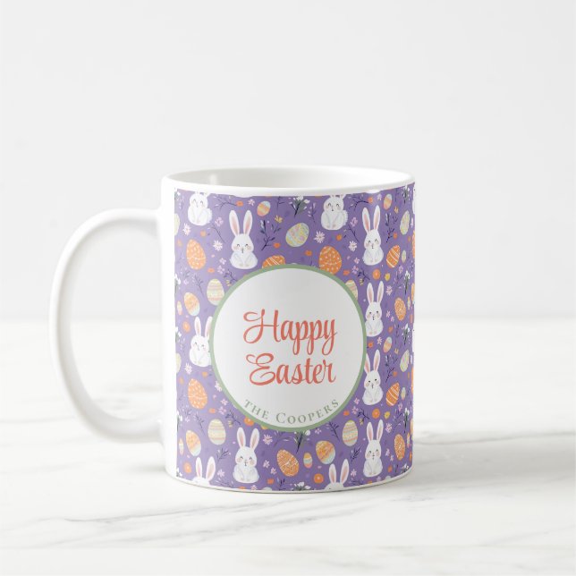 Bunny und Eier Blüte Kaffeetasse (Links)