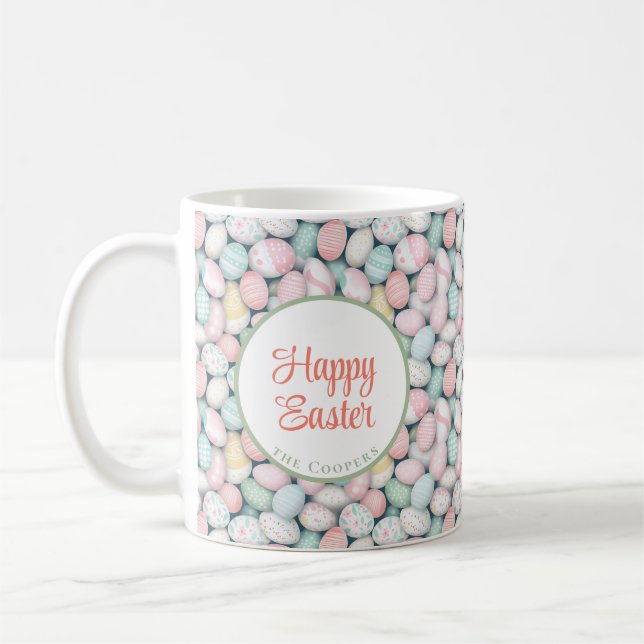 Bunny und Eier Blüte Kaffeetasse (Links)