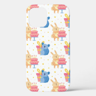 Bunny und Koala Bären auf Kinder Geburtstagsparty Case-Mate iPhone Hülle