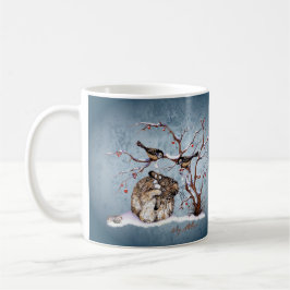Bunny und Pesky Snow Birds Kaffeetasse
