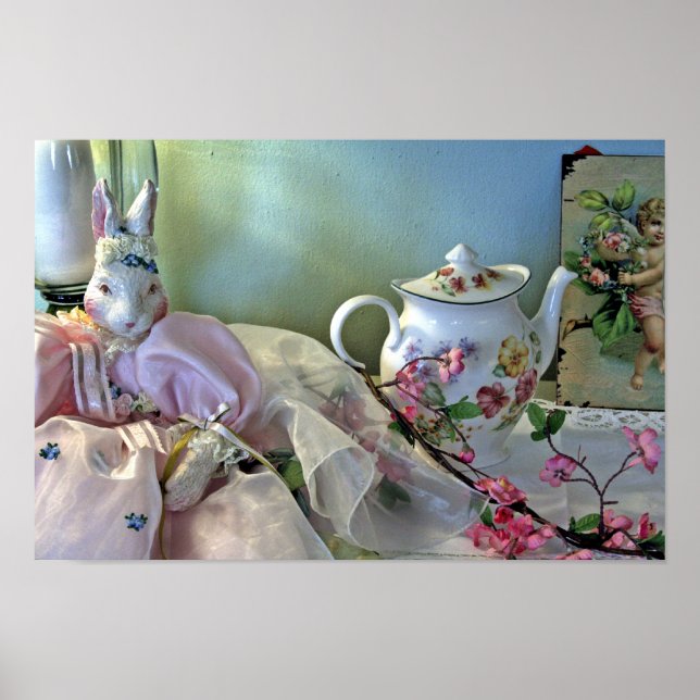 Bunny und Teapot Poster (Vorne)