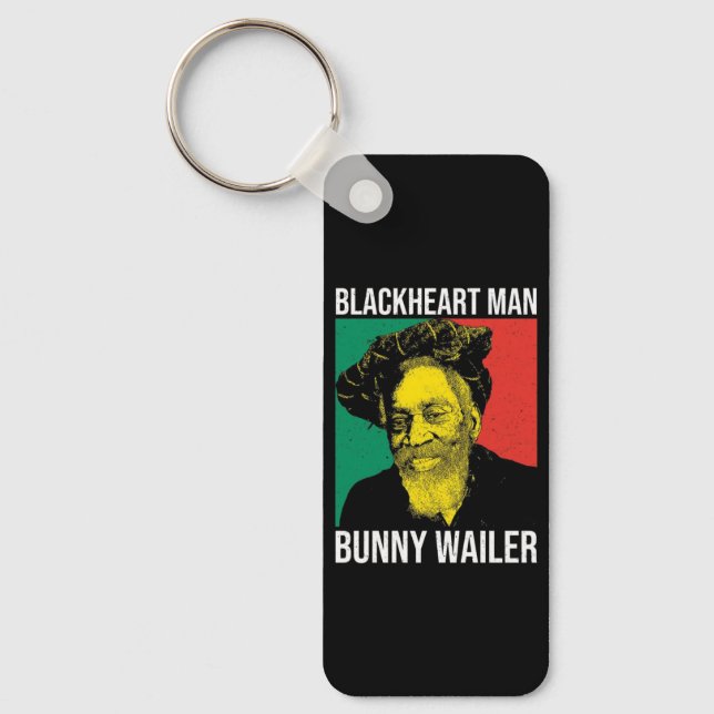 Bunny Wailer Reggae Legend Rasta Jamaika Roots  Schlüsselanhänger (Vorderseite)