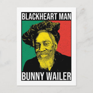 Bunny Wailer Shirt Reggae Rasta Jamaika Roots  Postkarte