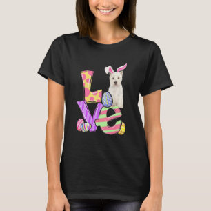 Bunny West Highland White Terrier Dog Happy Oaster T-Shirt