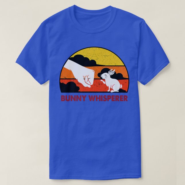 Bunny Whisperer Rabbit Daddy Father Rabbit Whisper T-Shirt (Design vorne)