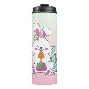 Bunny zelebriert Ostertag Thermal Tumbler Thermosbecher