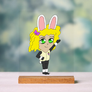 Bunnygirl chibi acrylschild